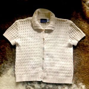 Liz Claiborne EUC Liz Sport cropped cardigan